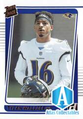 2021 Donruss Tylan Wallace PORTRAIT CANVAS #274 Rated Rookie RC Ravens